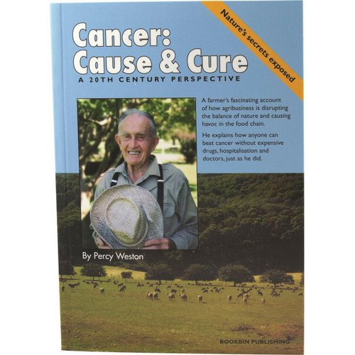 Percys Products Cancer Cause and Cure Book by Percy Weston