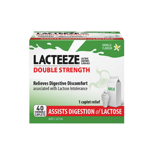 Lacteeze By Allergy Free Lacteeze Double Strength Chewable 40c