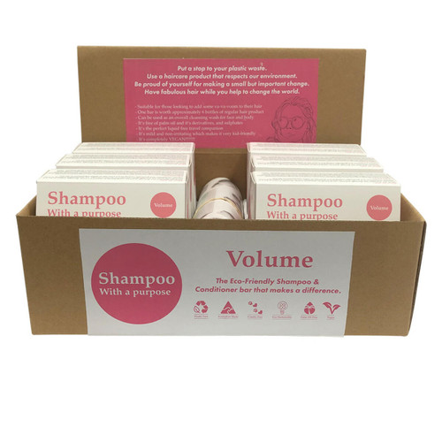 Clover Fields Shampoo with a Purpose Bar Volume 135g x 12 Display