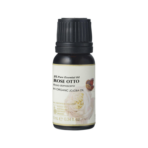 Ausganica Organic EO Dilution Rose Otto 3 percent in Jojoba 10ml