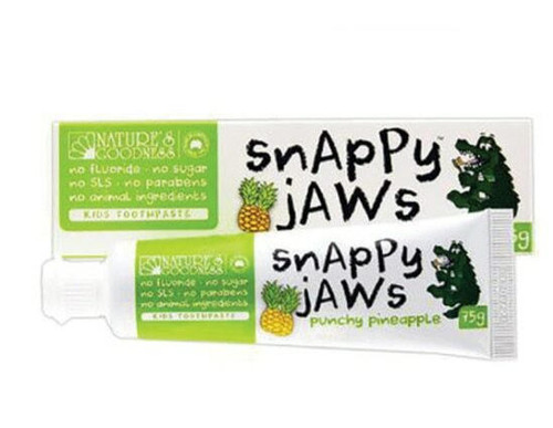 Natures Goodness Natures Goodnss Snappy Jaws Toothpaste Punchy Pineapple 75g