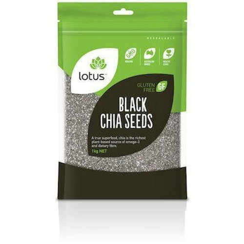 Lotus Chia Seeds Black Bag 1kg