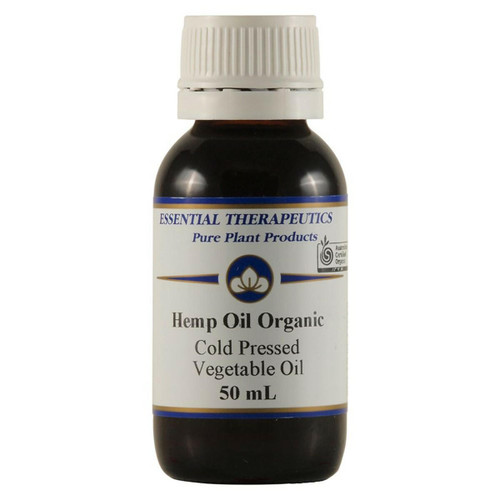 Essential Therapeutics Vegetable Oil Organic Hemp Oil 50ml