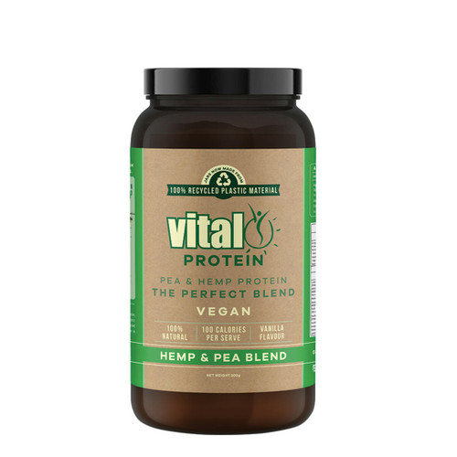 Martin and Pleasance Vital Protein Pea and Hemp Protein Vanilla 500g