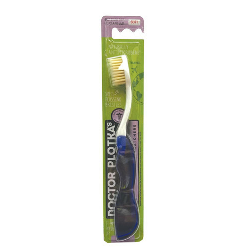 dr plotka Dr Plotkas Mouthwatchers Toothbrush Travel Adult Soft Blue