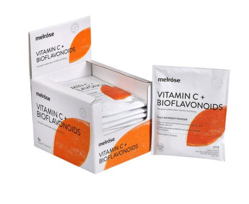 Melrose Vitamin C Plus Bioflavonoids Orange Flav 100g x 8 Packet