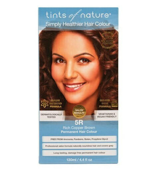 Tints Of Nature Tints of Nature Permanent Hair Colour Rich Copper Brown 5R 130ml