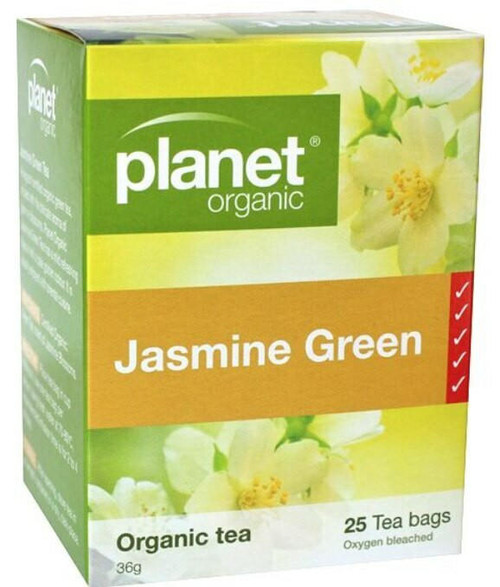 Planet Organic Jasmine Green Tea Bags 25 Bags