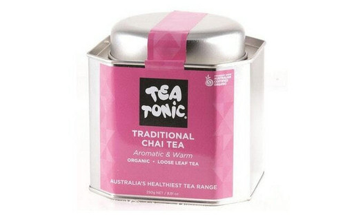 Tea Tonic Organic Traditional Chai Tea Tin 250g