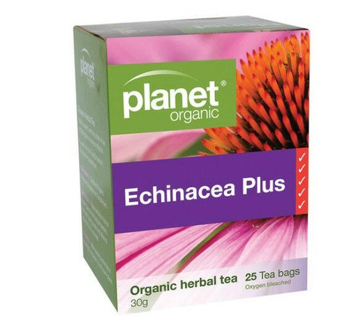 Planet Organic Echinacea Plus Tea Bags 25 Bags