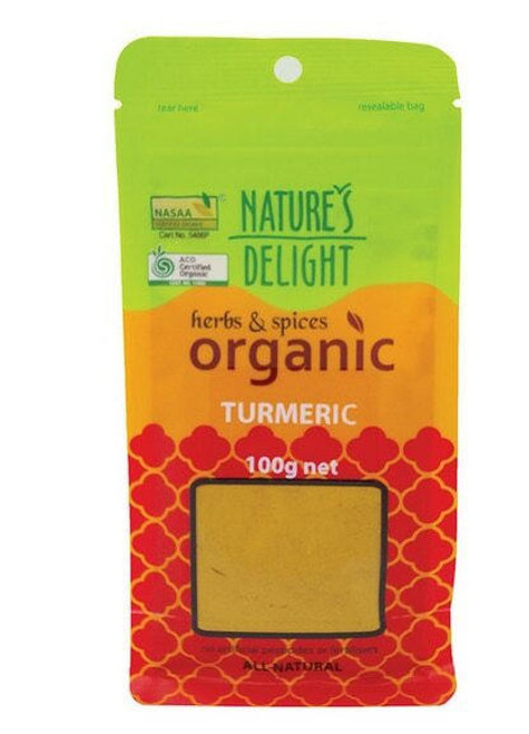 Natures Delight Organic Turmeric Powder 100g