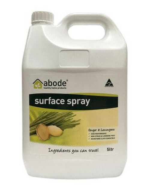 Abode Cleaning Products Surface Cleaner Ginger and Lemongrass 4L