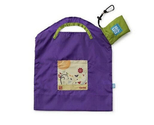 Onya Reusable Shopping Bag Purple Garden Small