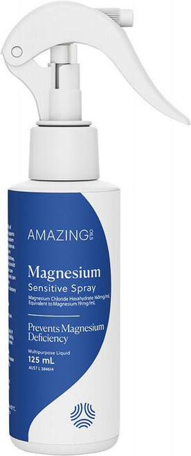 Amazing Oils AMAZING OILS Prevents Magnesium Deficiency Sensitive Spray 125ml 