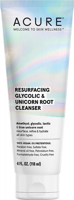 Acure Resurfacing Glycolic and Unicorn Root Cleanser 118ml