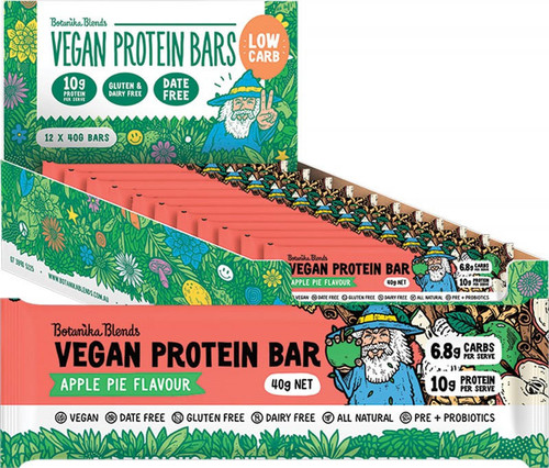  Botanika Blends Vegan Protein Bars Apple Pie 12x40g 