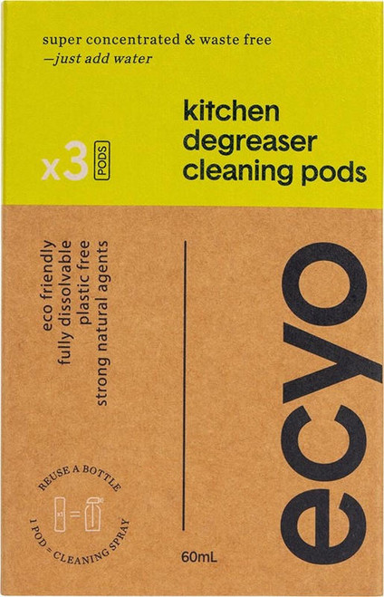  Ecyo Cleaning Pods Kitchen Degreaser 5x60ml 