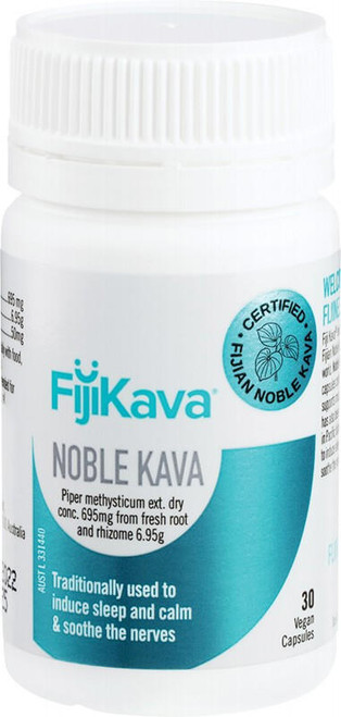  Fijikava Noble Kava Vegan Capsules 30 Caps 