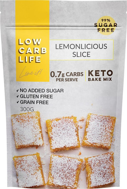  Low Carb Life Lemonlicious Slice Keto Bake Mix 300g 