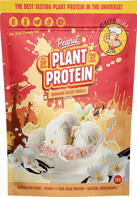  Macro Mike Peanut Plant Protein Hawaiian Salted Vanilla 1kg 