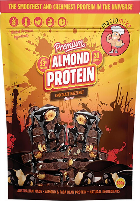  Macro Mike Premium Almond Protein Choc Hazelnut 800g 