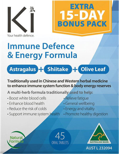 Martin and Pleasance Ki Immune Defence and Energy 45 Tablets