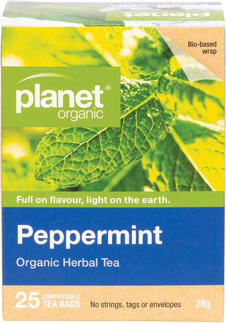 Planet Organic Herbal Tea Bags Peppermint x25