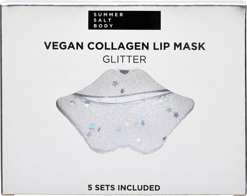 Summer Salt Body Vegan Collagen Lip Mask Sets Glitter x 5