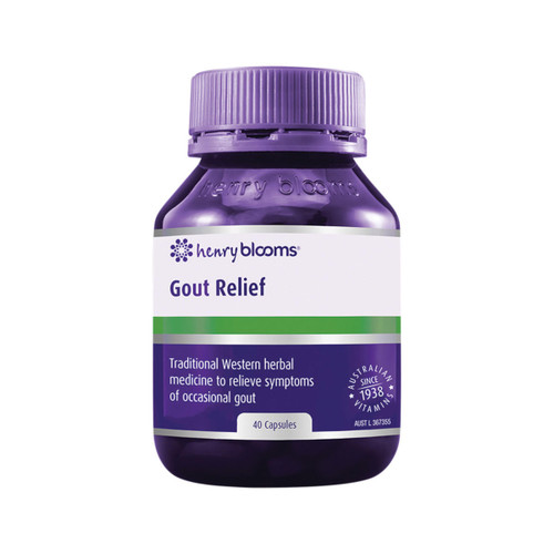 Henry Blooms HBlooms Gout Relief 40vc