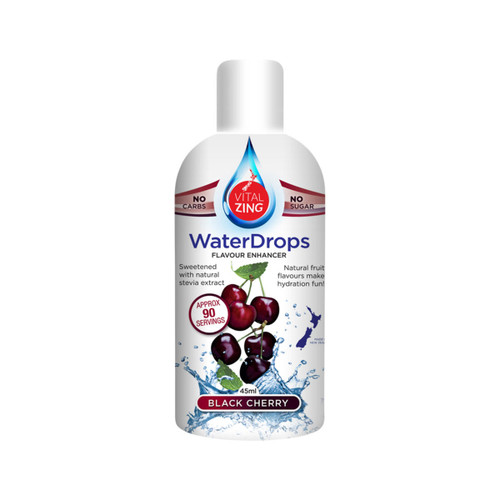  Vital Zing Water Drops Black Cherry 45ml 