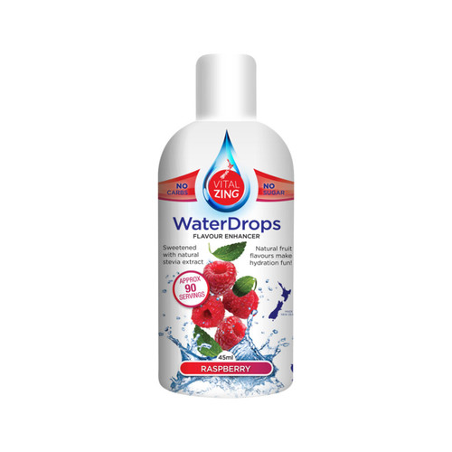  Vital Zing Water Drops Raspberry 45ml 