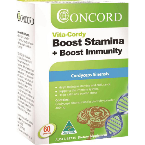 Concord Retail Concord Vita Cordy Boost Stamina Boost Immunity 60c 