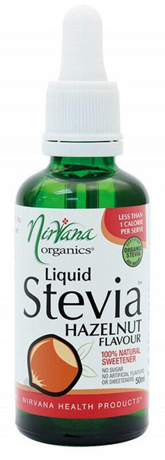  Nirvana Organics Hazelnut Liquid Stevia 50ml - ON SALE BB 01/24 