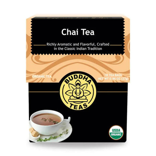  Buddha Teas Organic Herbal Tea Bags Chai Tea x18 - ON SALE BB 08/24 