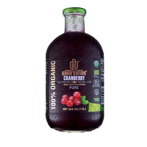 Lotus Georgia's Natural - Organic Cranberry Juice 1L - ON SALE 