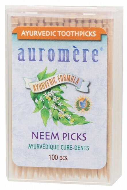 Auromere Neem Picks 100 Picks