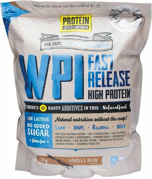 Protein Supplies Australia Vanilla Bean WPI 3kg Protein Supplies Australia