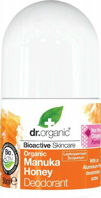 Dr Organic Manuka Honey Roll On Deodorant 50ml