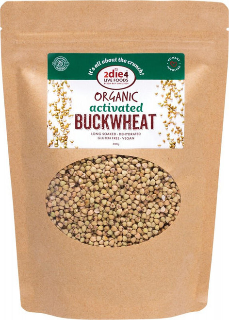 2Die4 Live Foods Activated Buckwheat 300g