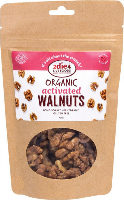 2Die4 Live Foods Activated Walnuts 120G