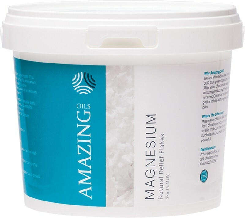 Amazing Oils Magnesium Bath Flakes Magnesium Chloride 2kg