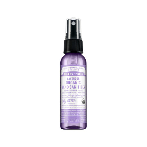 Dr Bronner's Organic Hand Sanitizer Lavender 59ml Online
