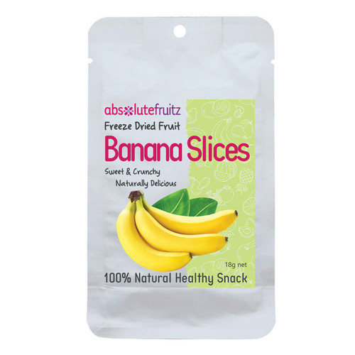 AbsoluteFruitz Freeze Dried Banana Slices 20g