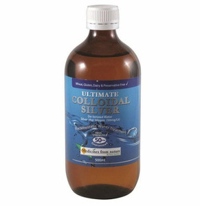 Ross Gardiner Medicines From Nature By Ross Gardiner Ultimate Colloidal Silver 50ppm 500ml