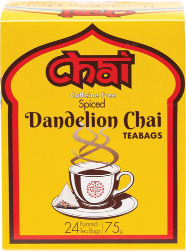 Chai Tea Spiced Dandelion Chai Tea Bags x24 - Buy Organics Online