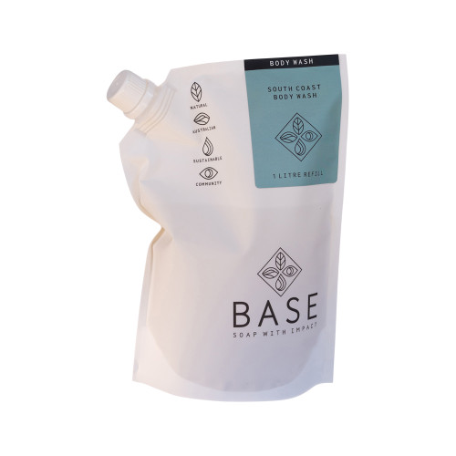 Base Body Wash South Coast Refill 1L | Buy Organics Online
