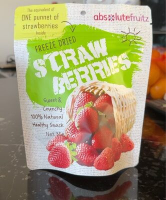 Absolute Fruitz Absolutefruitz Freeze Dried Strawberries 35g