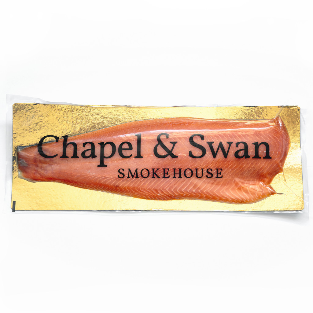 Cold Smoked Salmon Side – Sliced – D Cut – 1kg