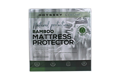 Odyssey Living Bamboo Waterproof Mattress Protector