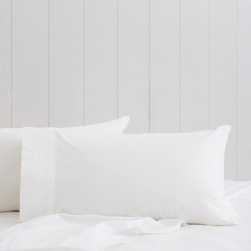 T250 Breathe Cotton Standard Pillowcase Snow - Odyssey